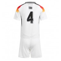 Echipament fotbal Germania Jonathan Tah #4 Tricou Acasa European 2024 pentru copii maneca scurta (+ Pantaloni scurti)